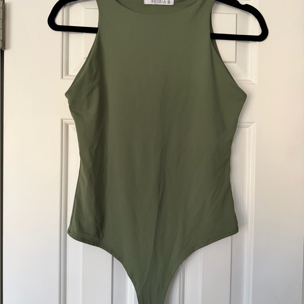 Olive Green Bodysuit